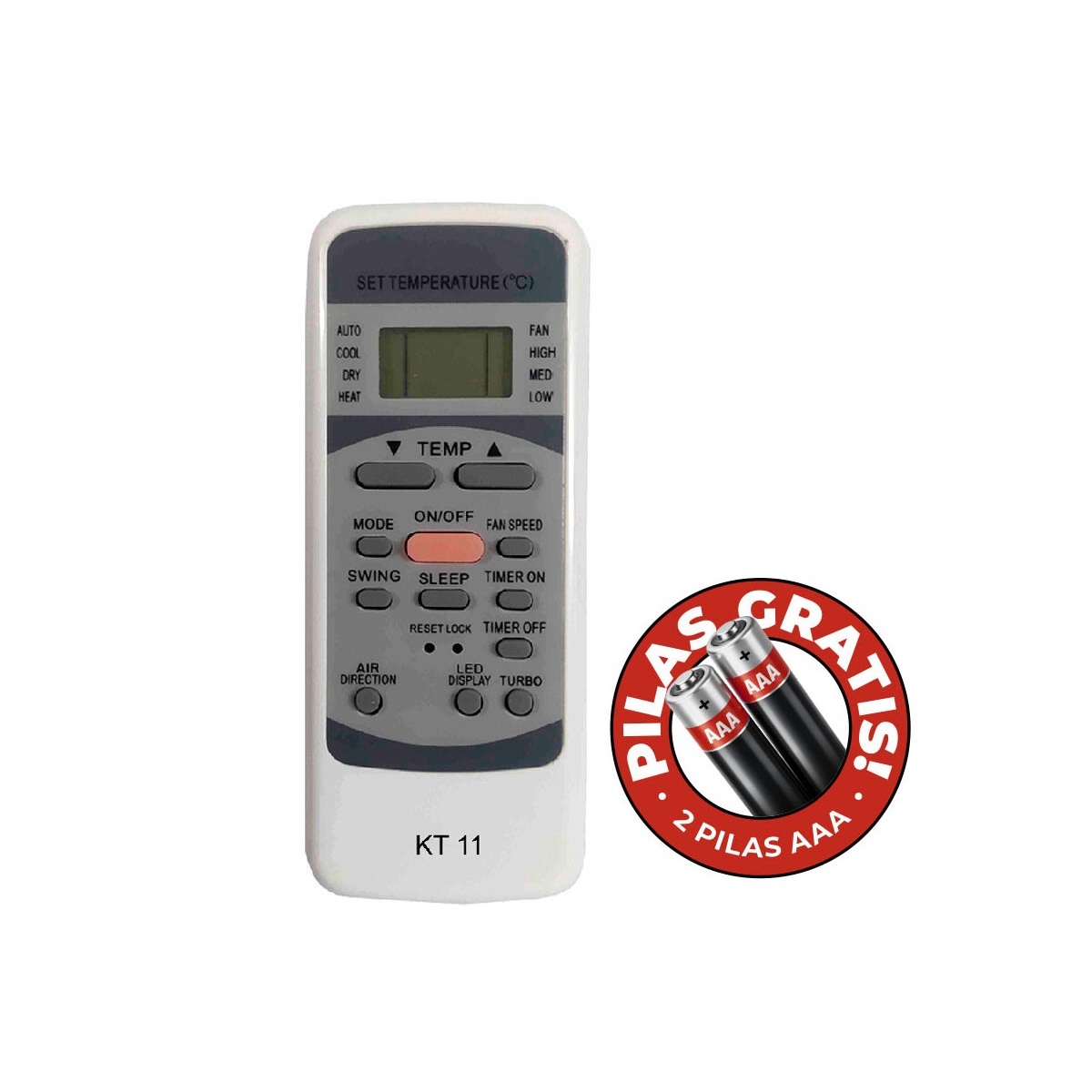 Control Remoto Aire Acondicionado Alaska BGH Bluesky Carrier Philco