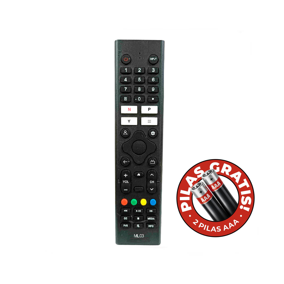 Control Remoto TV Noblex Daihatsu