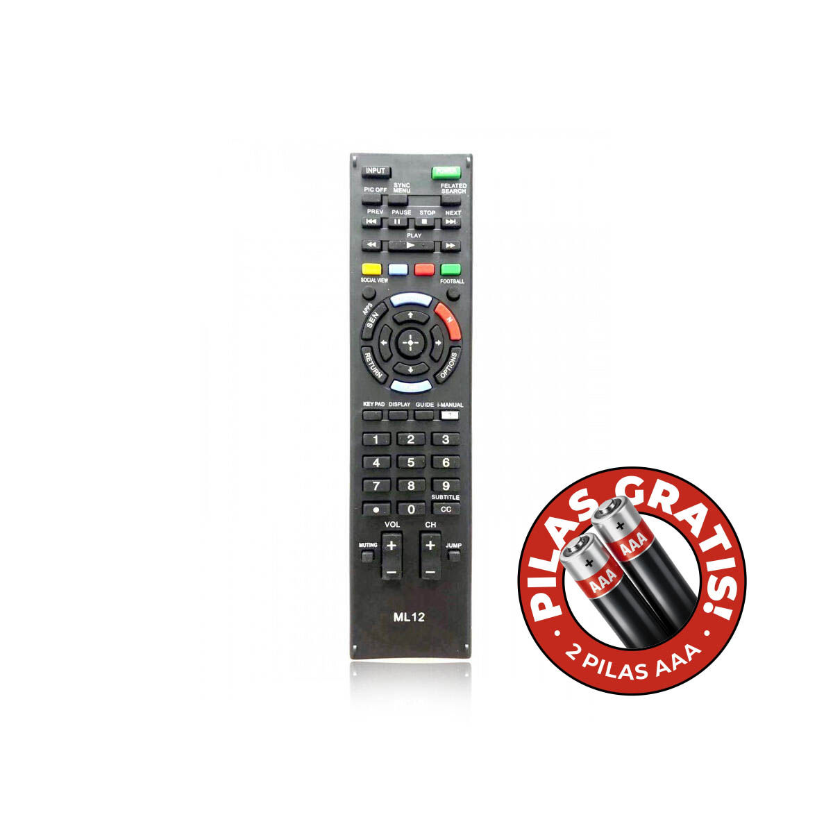 Control Remoto TV Sony