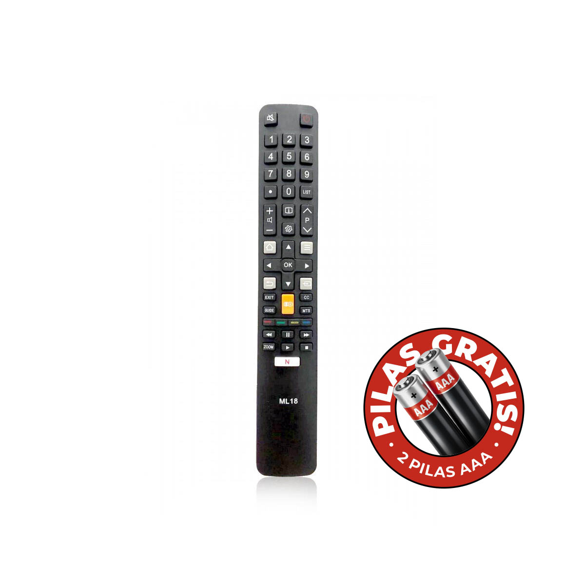 Control Remoto TV TCL Hitachi