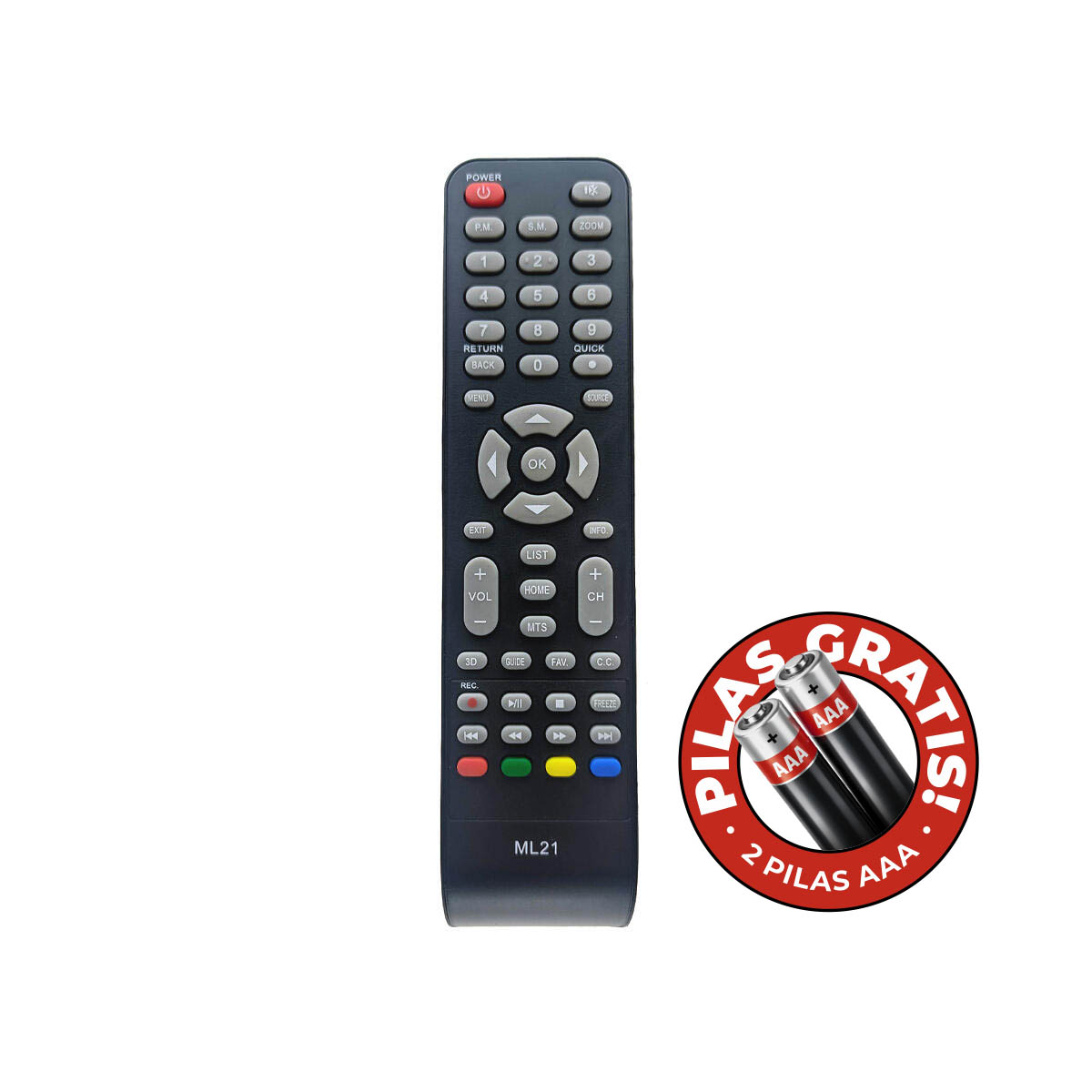 Control Remoto TV JVC Noblex Hitachi