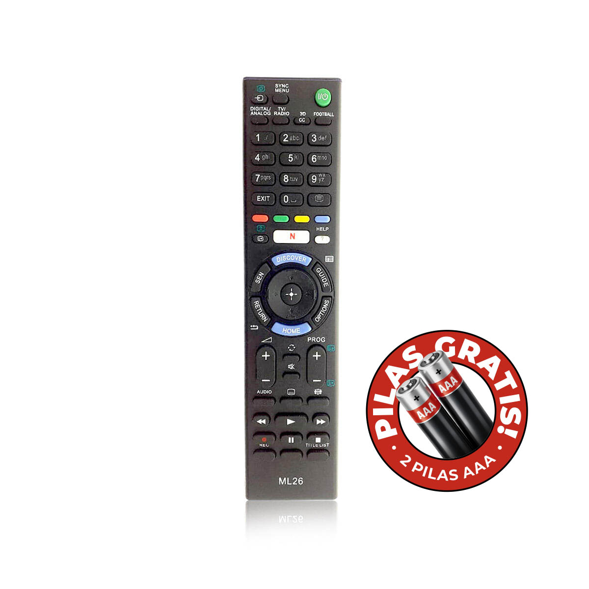 Control Remoto TV Sony