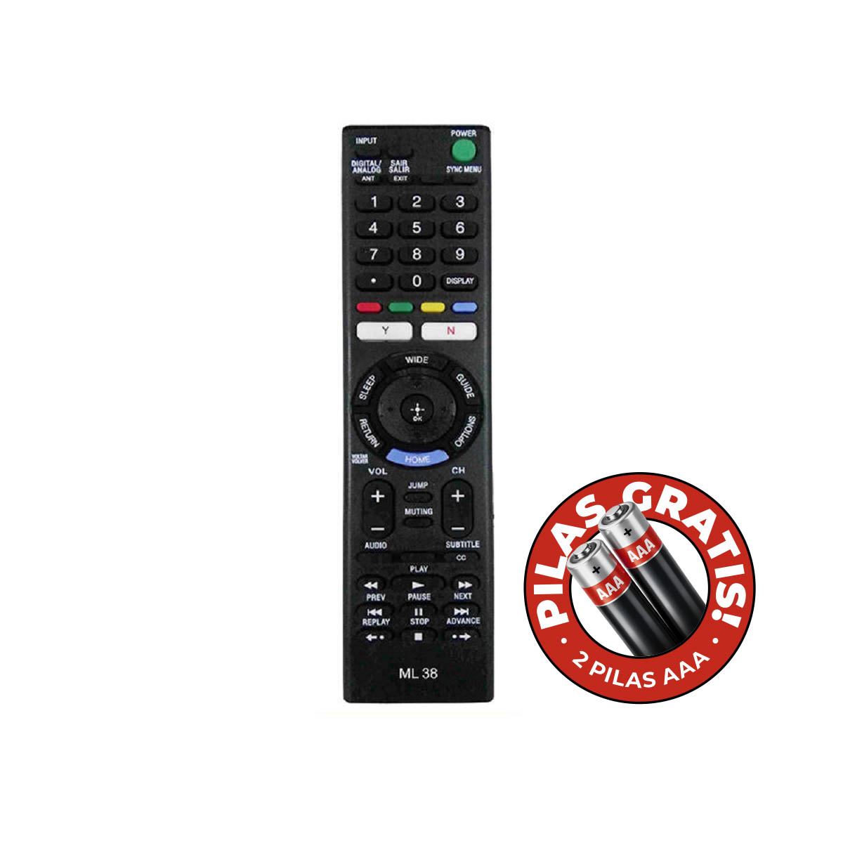 Control Remoto TV Sony