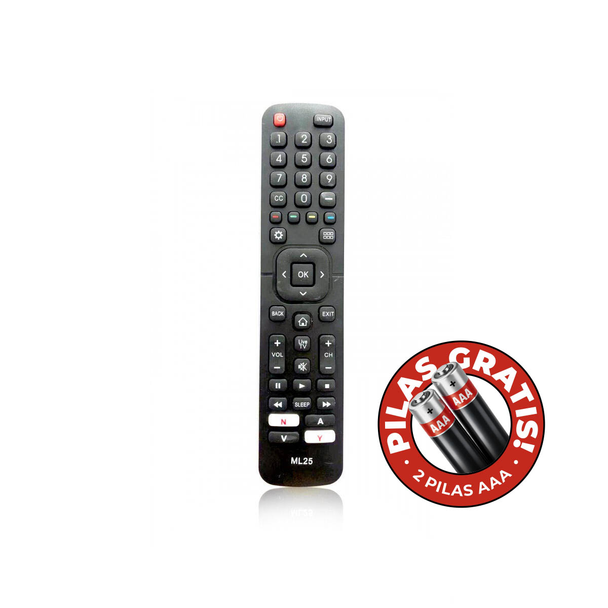 Control Remoto TV Hisense