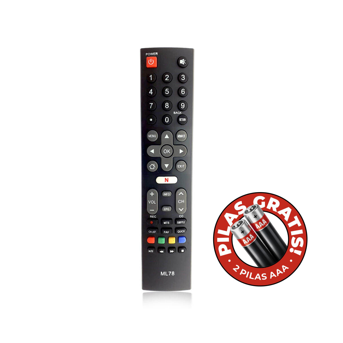 Control Remoto TV Skyworth Admiral