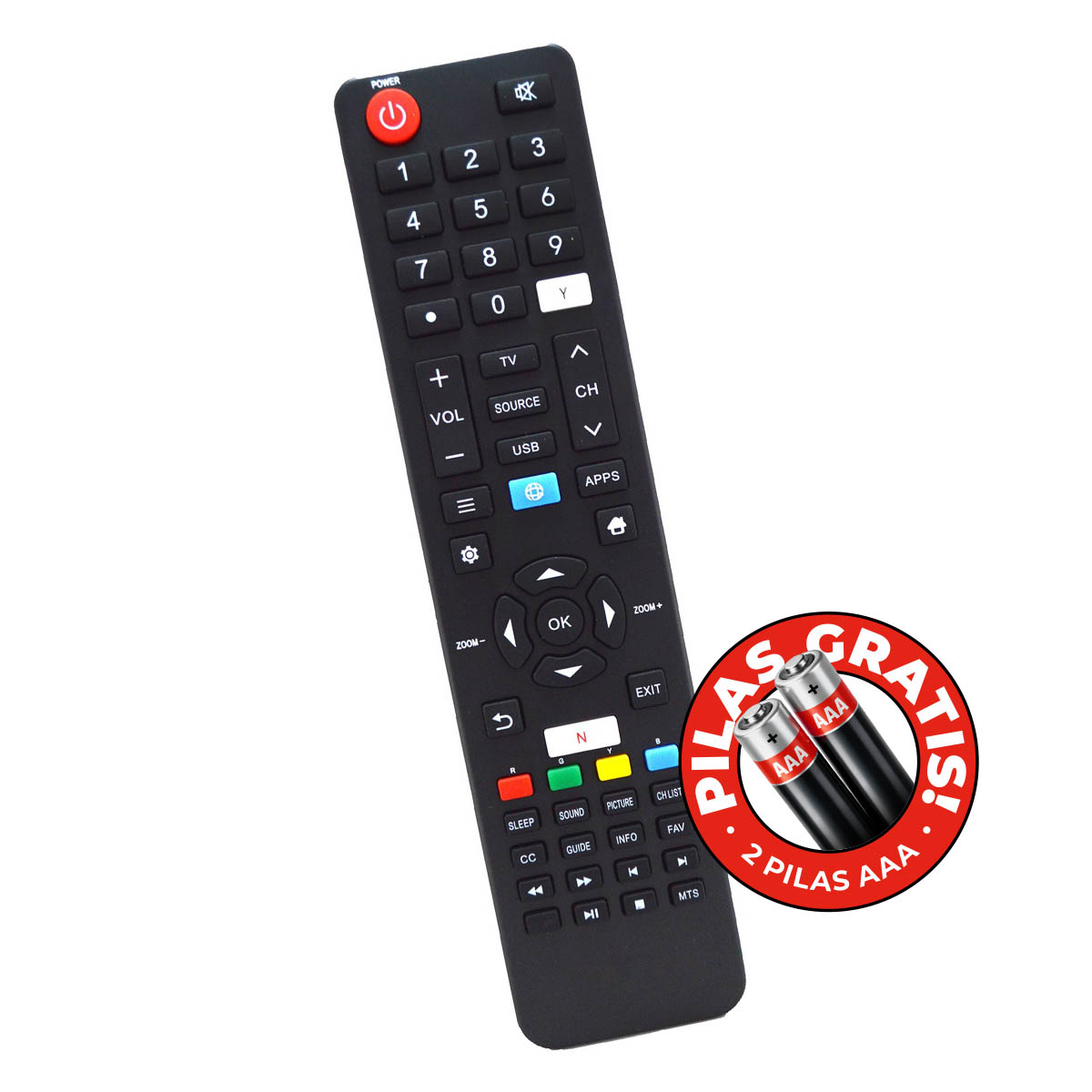 Control Remoto TV Noblex Philco