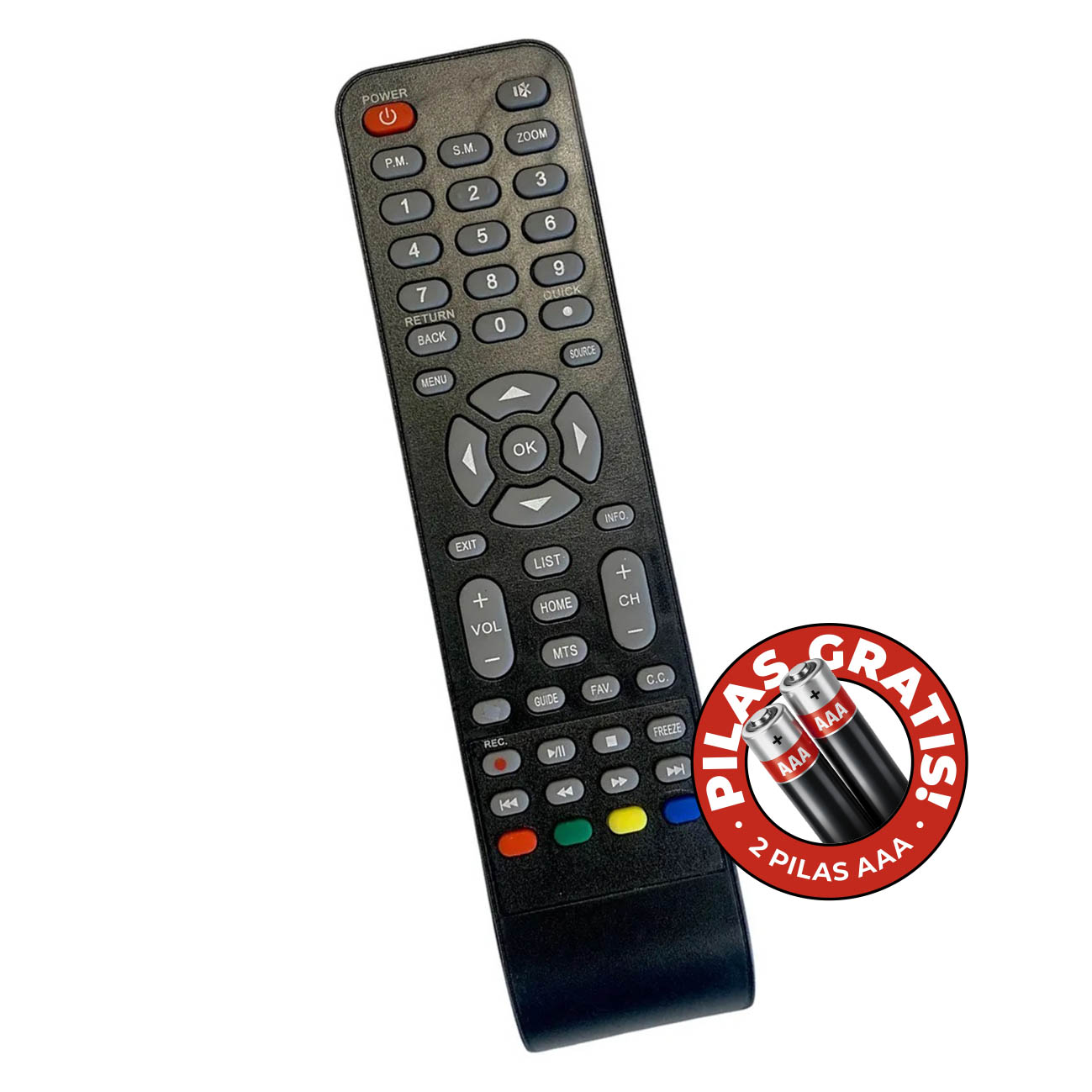 Control Remoto TV BGH Hisense