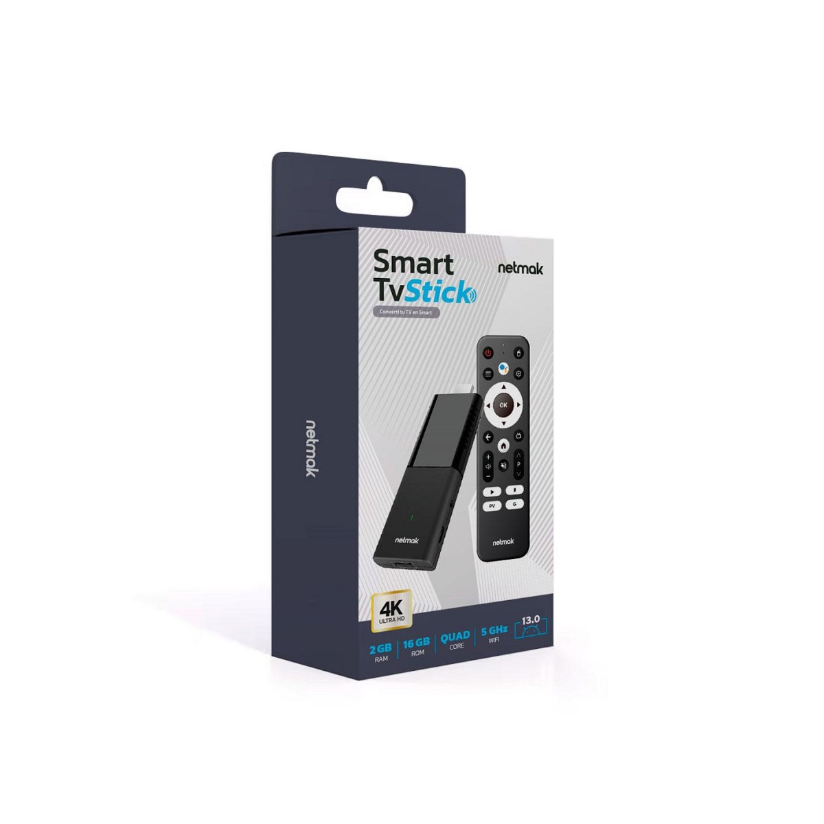 Smart Tv Stick 4K AndroidTv NM-STICK Netmak