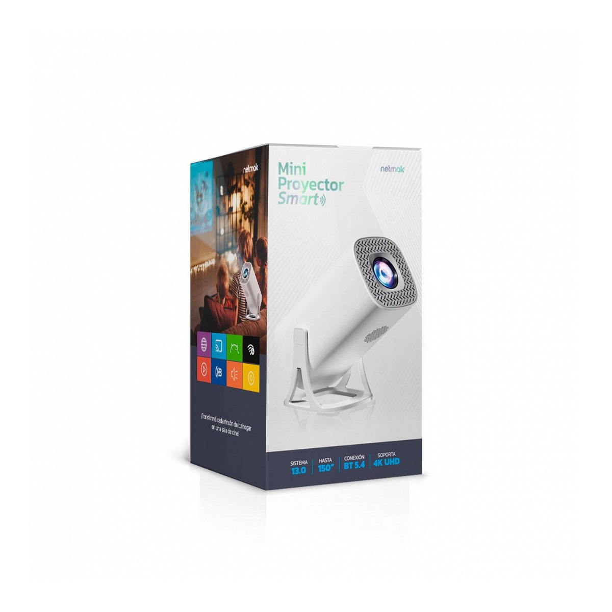 Proyector Mini Smart Bluetooth NM-PR400 Netmak