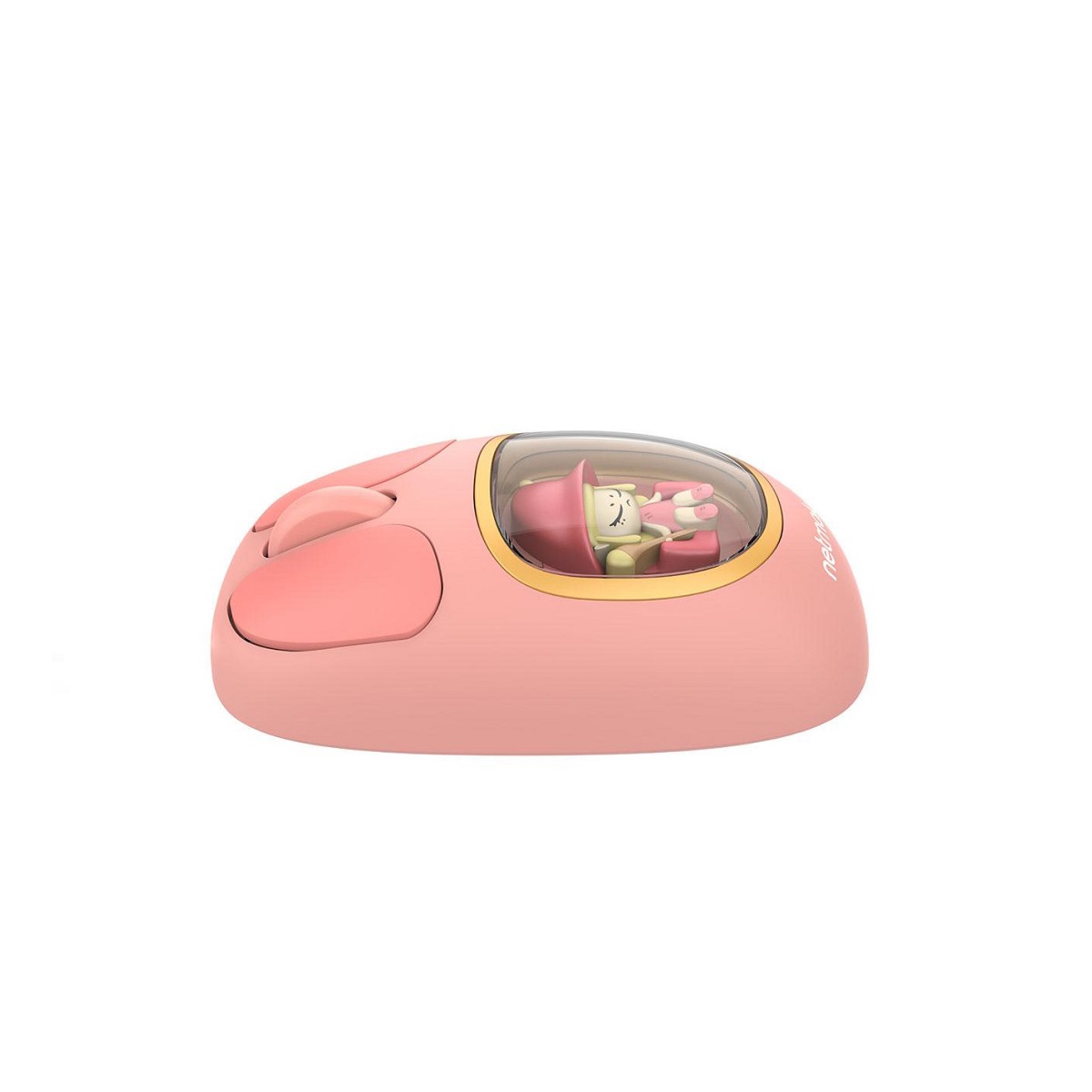 Mouse Inalambrico/Bluetooth Recargable Kids Rosa NM-MK01-P Netmak