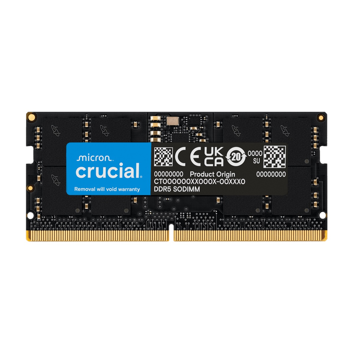 Memoria Ram Notebook Sodimm DDR5 16Gb 4800Mhz Crucial