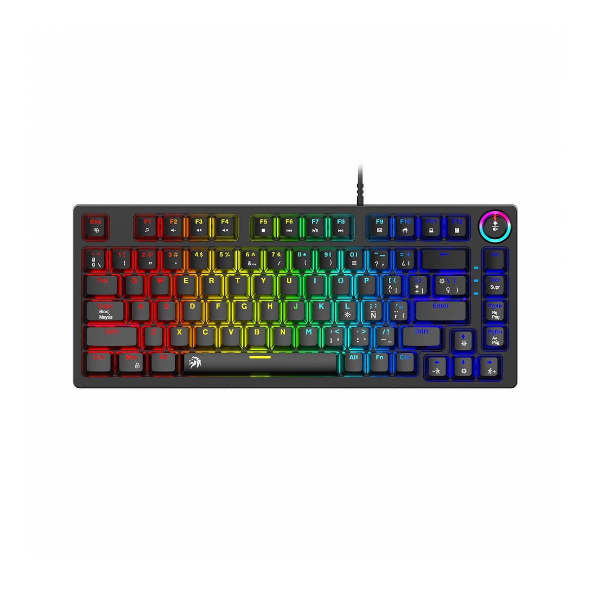 Teclado Mecanico Gamer NM-ABILITY Negro Retroiluminado Español Netmak