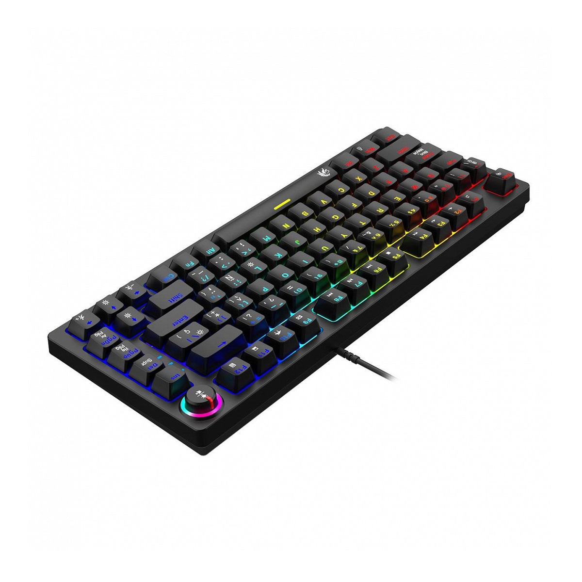 Teclado Mecanico Gamer NM-ABILITY Negro Retroiluminado Español Netmak