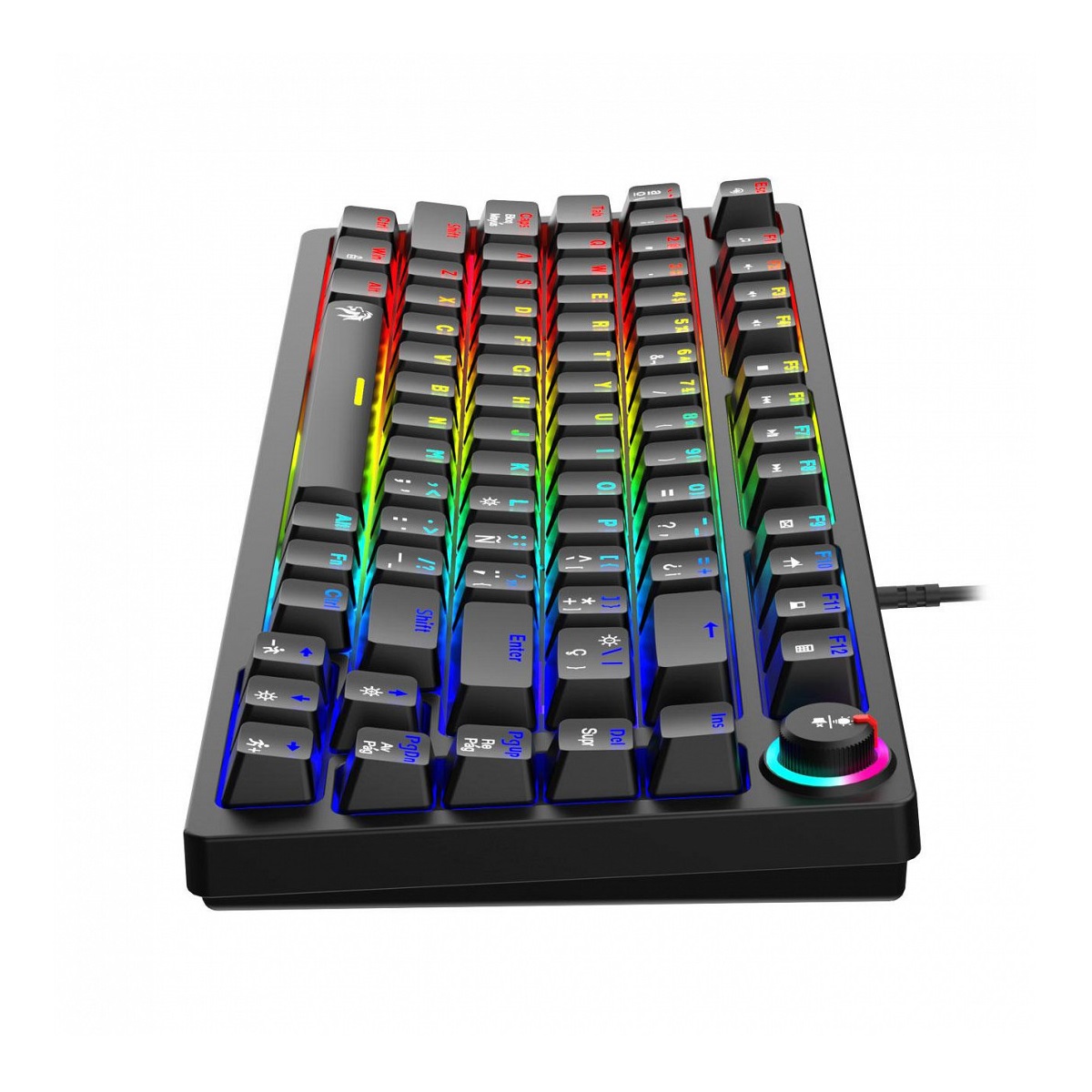 Teclado Mecanico Gamer NM-ABILITY Negro Retroiluminado Español Netmak