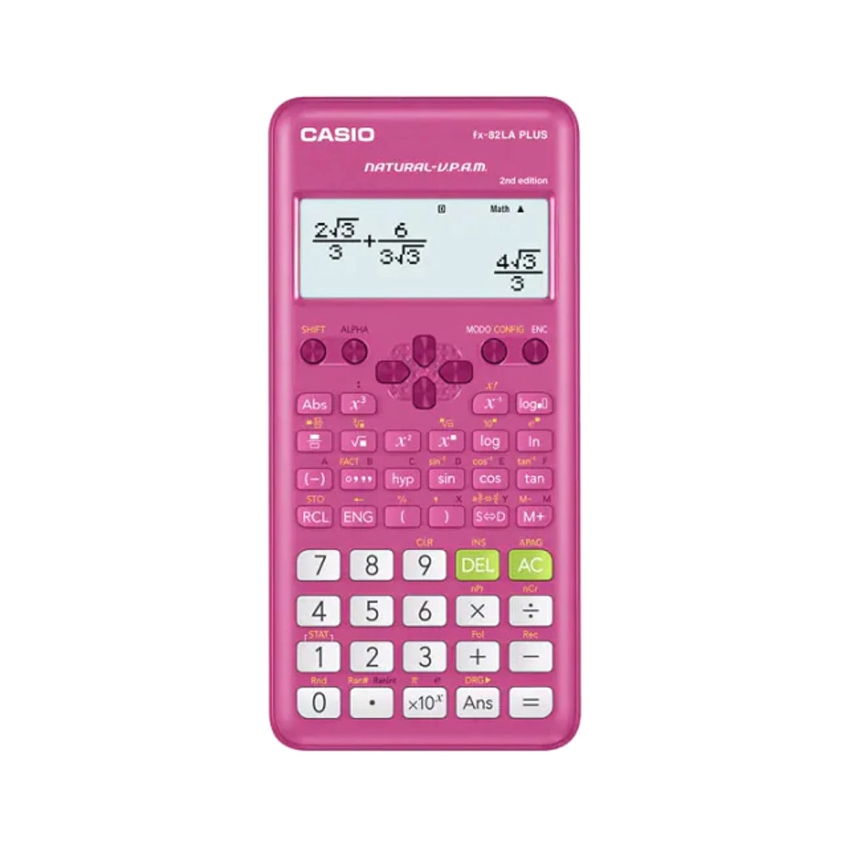 Calculadora Cientifica FX-82LA Plus Rosa Casio