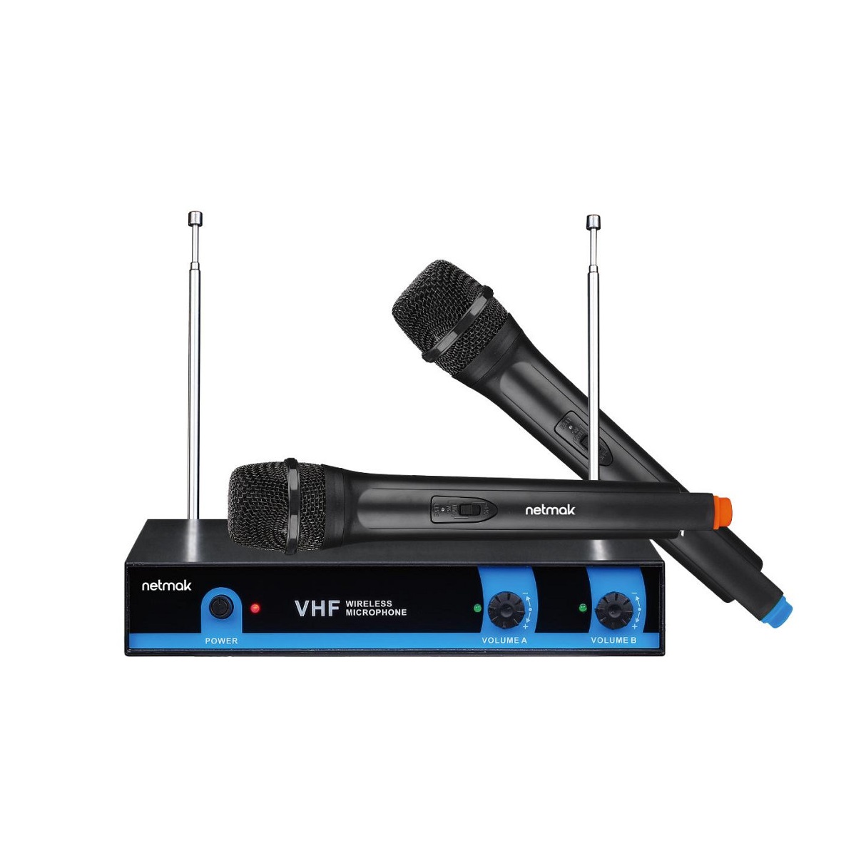 Microfono Profesional x2 C/ Receptor NM-MC25 Netmak