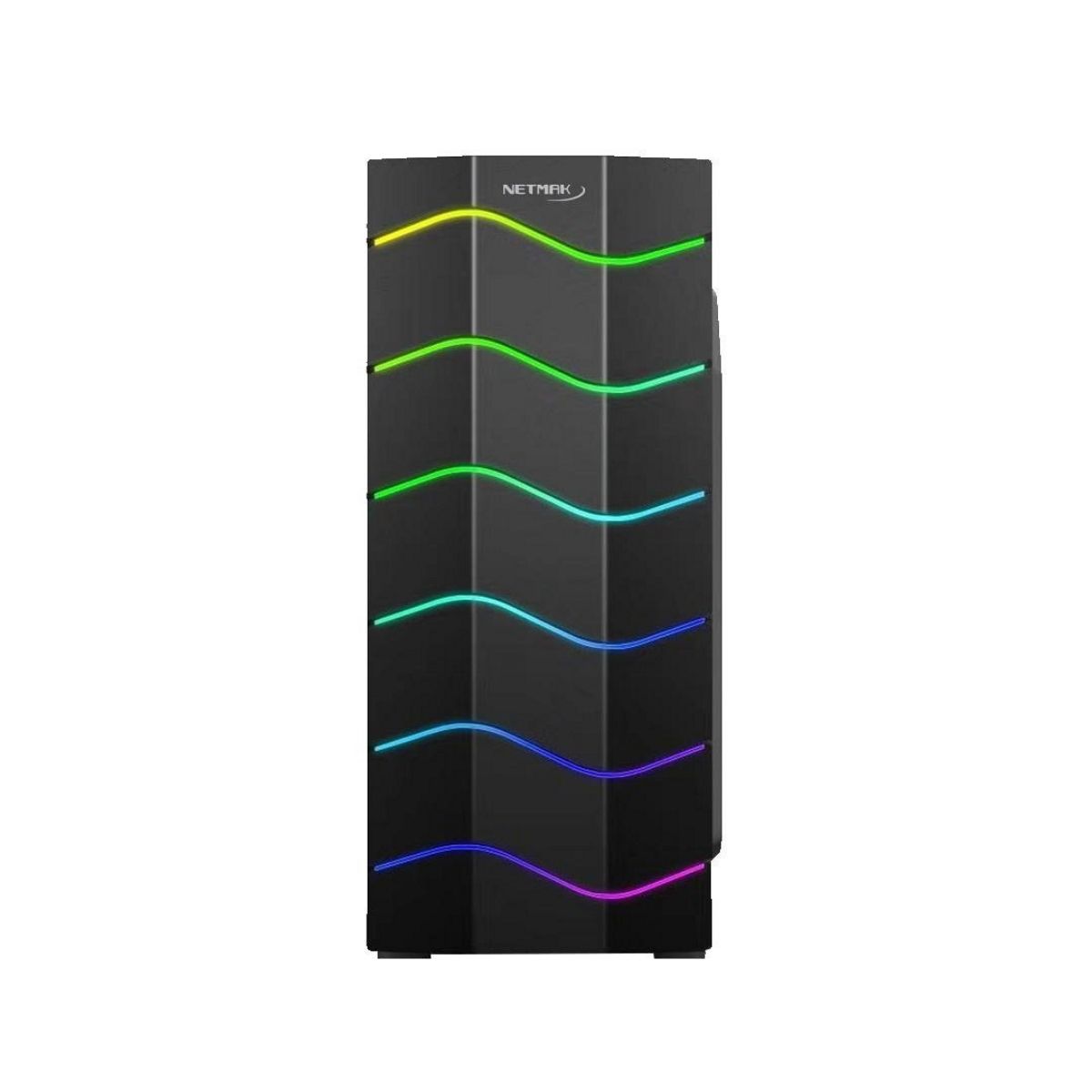 Gabinete Gamer X100 RGB S/Fuente Netmak
