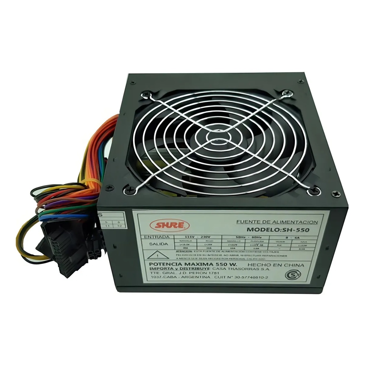 Fuente 550W SH-550 Shure