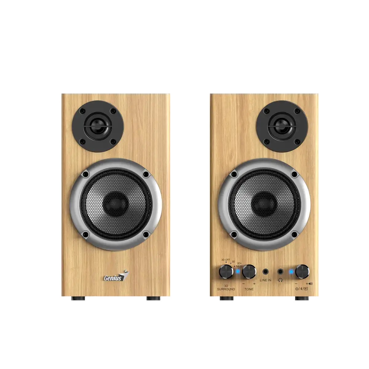 Parlantes PC Bluetooth SP-HF520BT 20W Pine Wood Genius