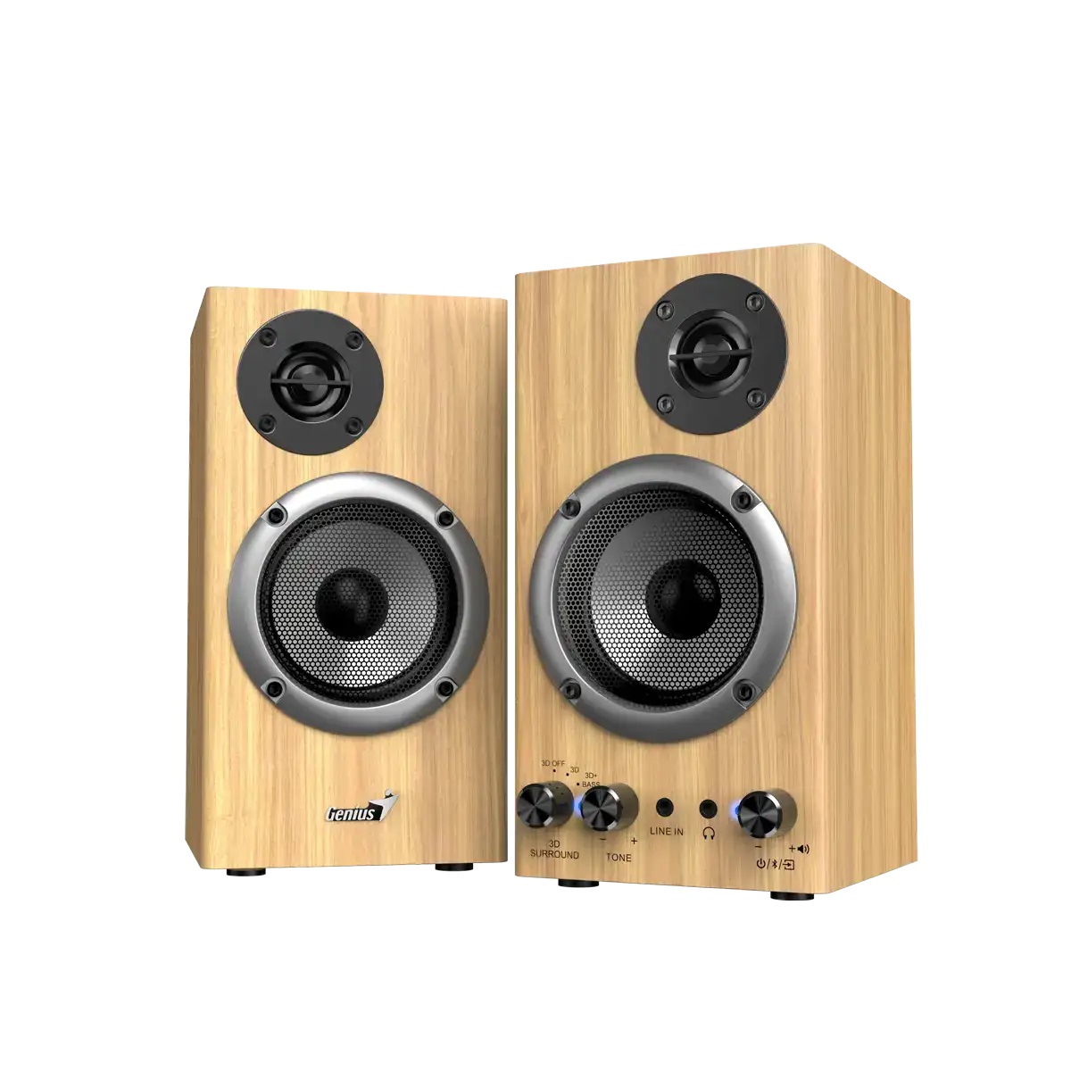 Parlantes PC Bluetooth SP-HF520BT 20W Pine Wood Genius