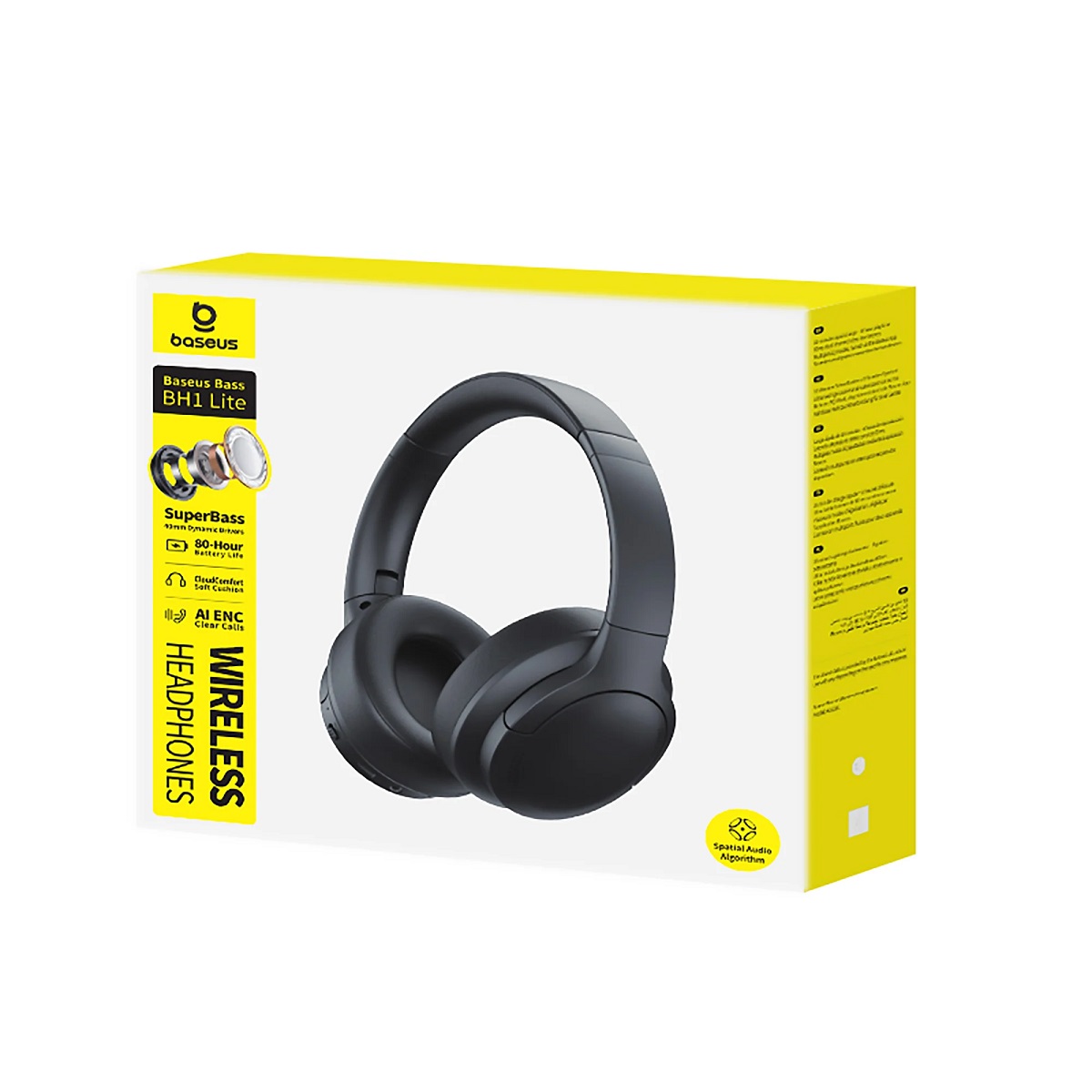 Auriculares Bluetooth Vincha BH1 Lite Negro Baseus