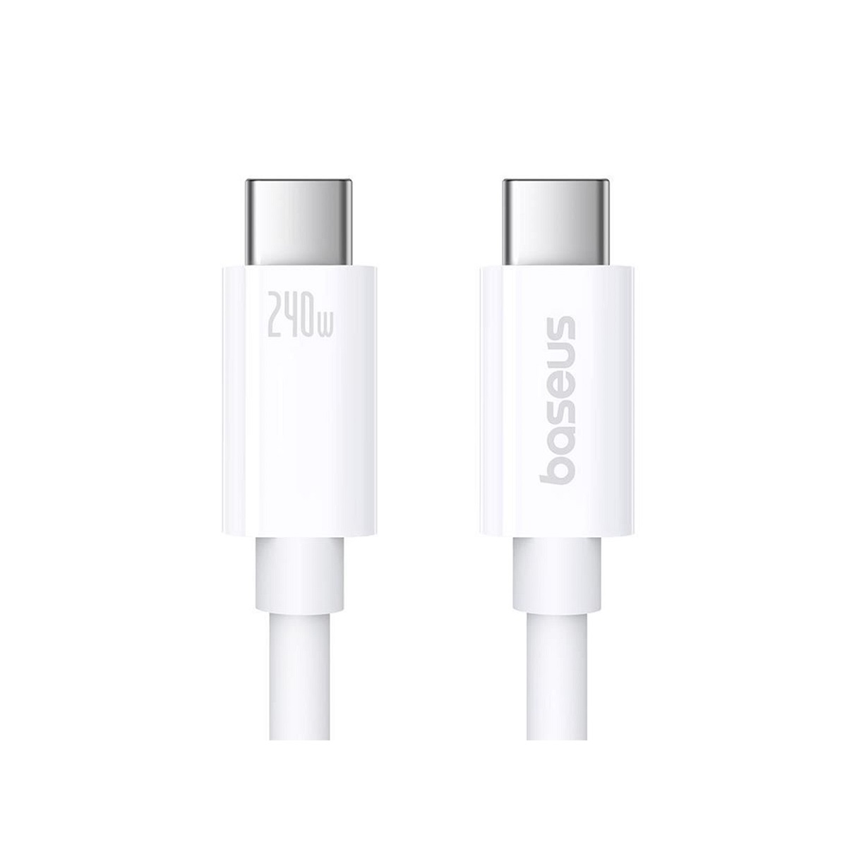 Cable USB C a USB C 1.8m Carga Rapida 240W Blanco BaseUs