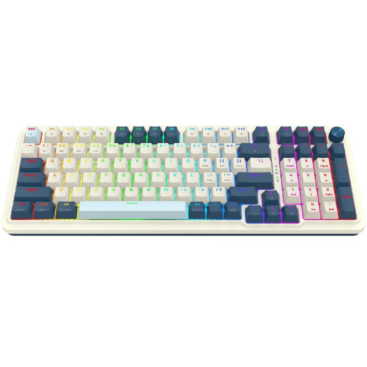 Teclado Mecanico Gamer Cable/Inalambrico RGB Eisa Pro Switch Rojo Español Redragon