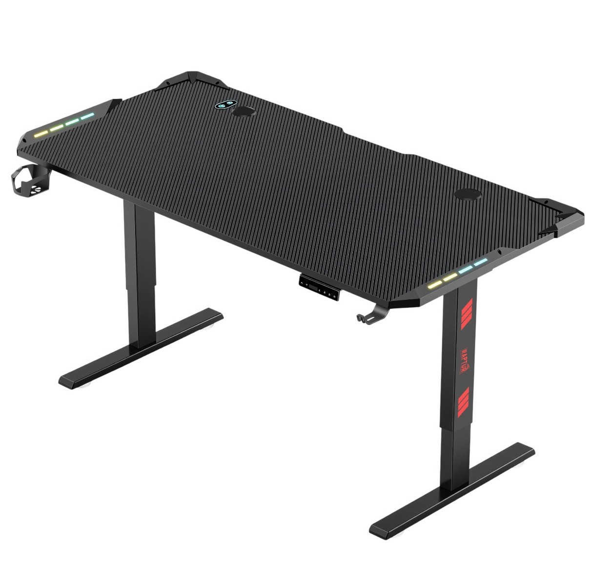 Mesa Escritorio Gamer C/Luz RGB Raptor