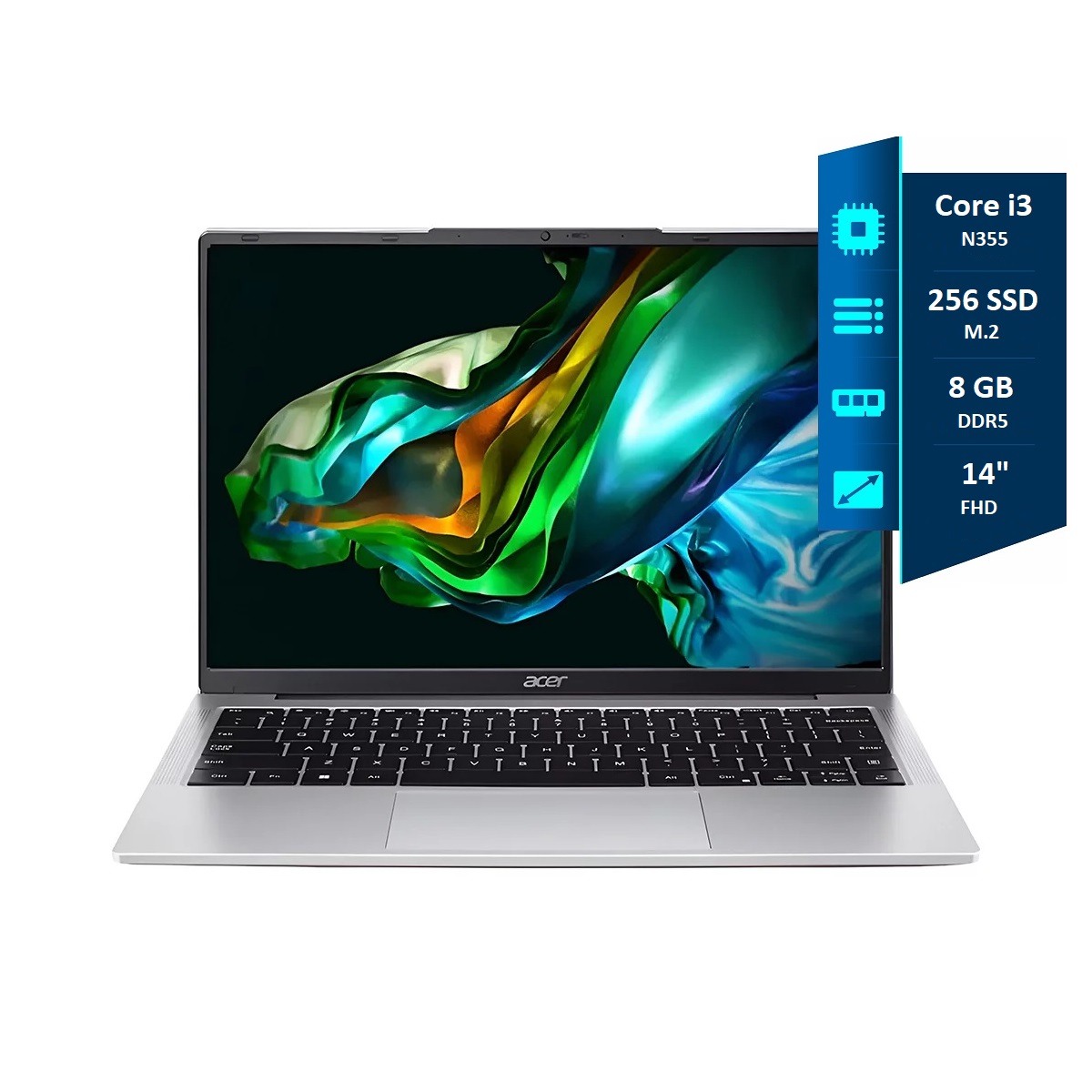 Notebook Acer Aspire Lite I3 N355 - 8GB - 256SSD - 14