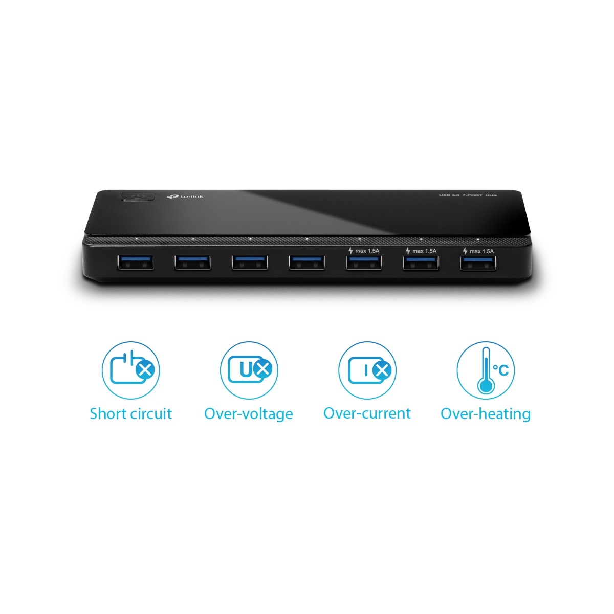 Hub USB 3.0 a 7 Puertos 3.0 + Fuente UH700 Tp-Link