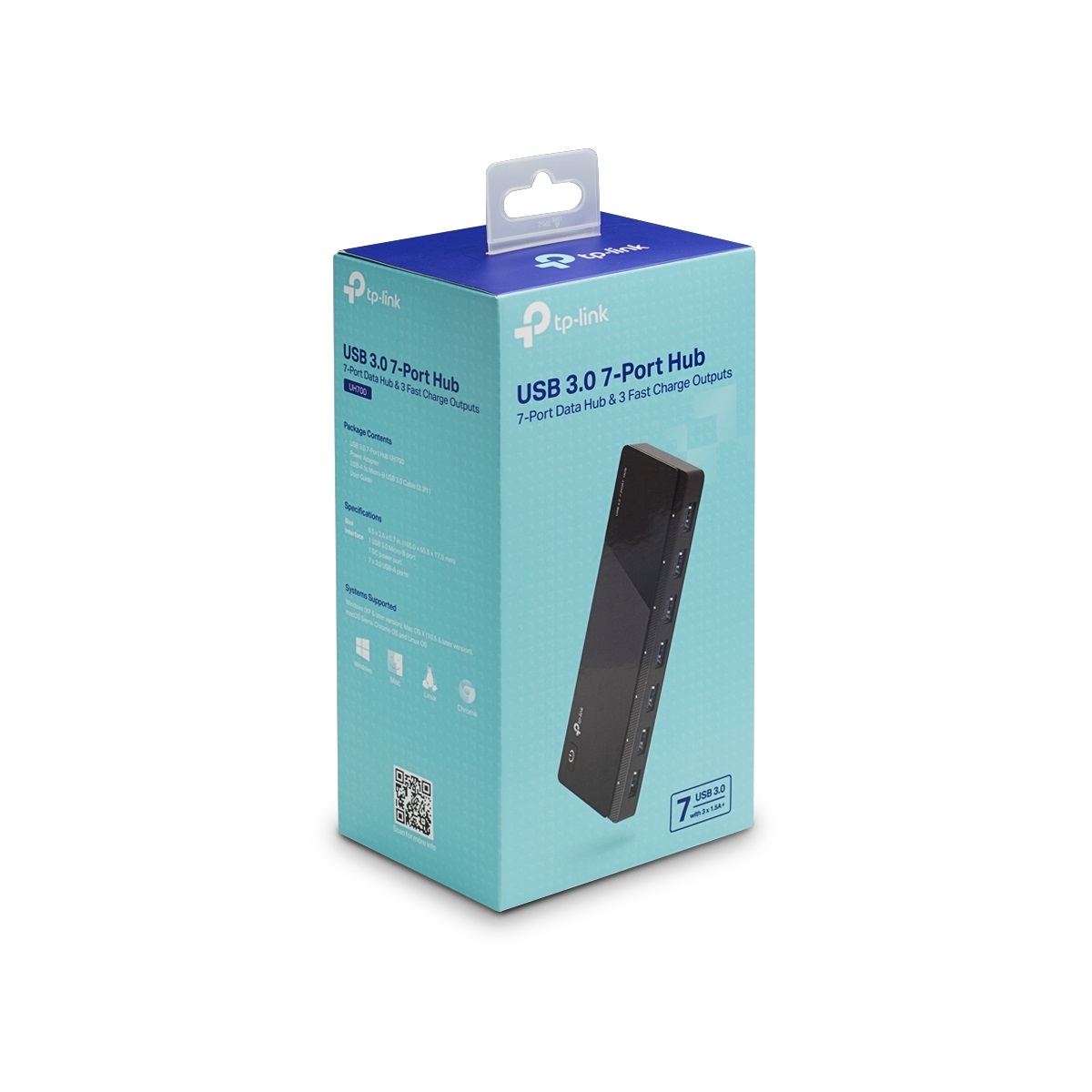 Hub USB 3.0 a 7 Puertos 3.0 + Fuente UH700 Tp-Link