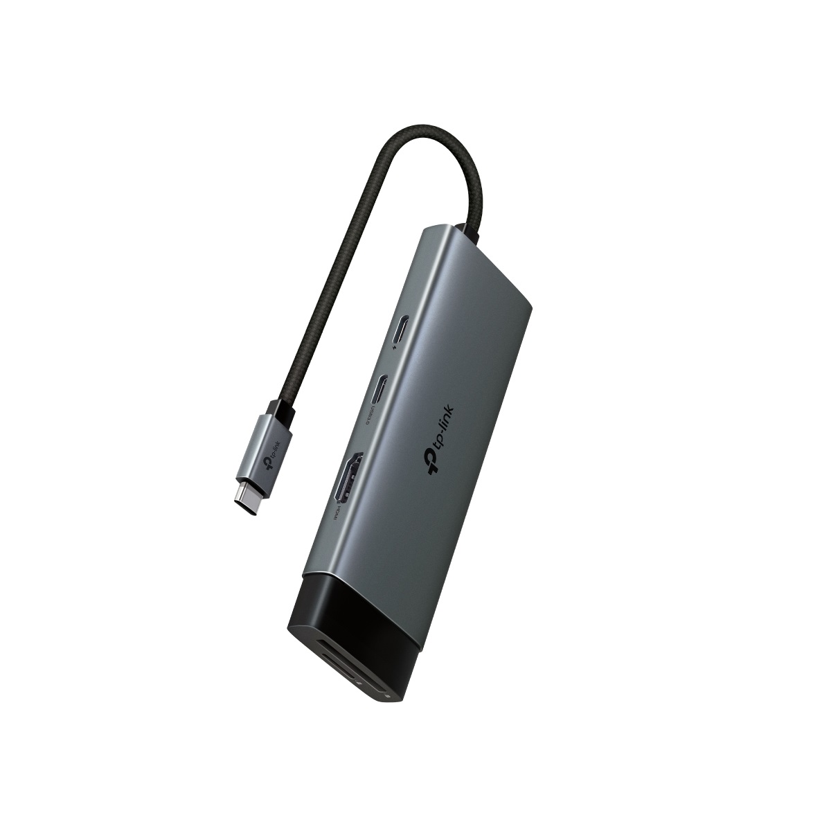 Hub USB C a 2 USB 3.0 + USB C + PD + SD + MicroSD + HDMI 4K UH7020C Tp-Link