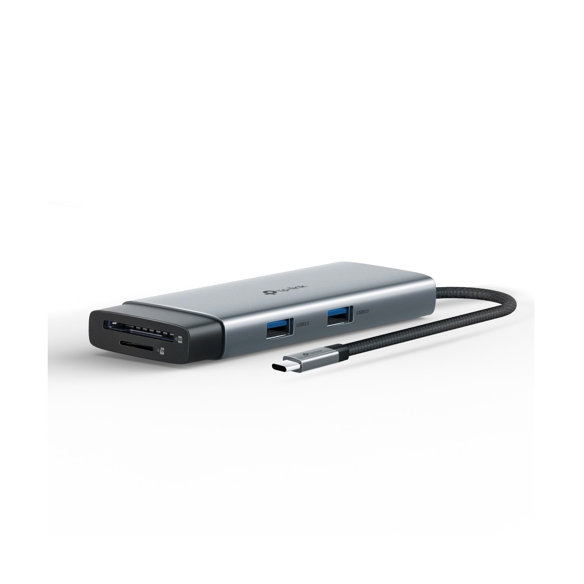 Hub USB C a 2 USB 3.0 + USB C + PD + SD + MicroSD + HDMI 4K UH7020C Tp-Link