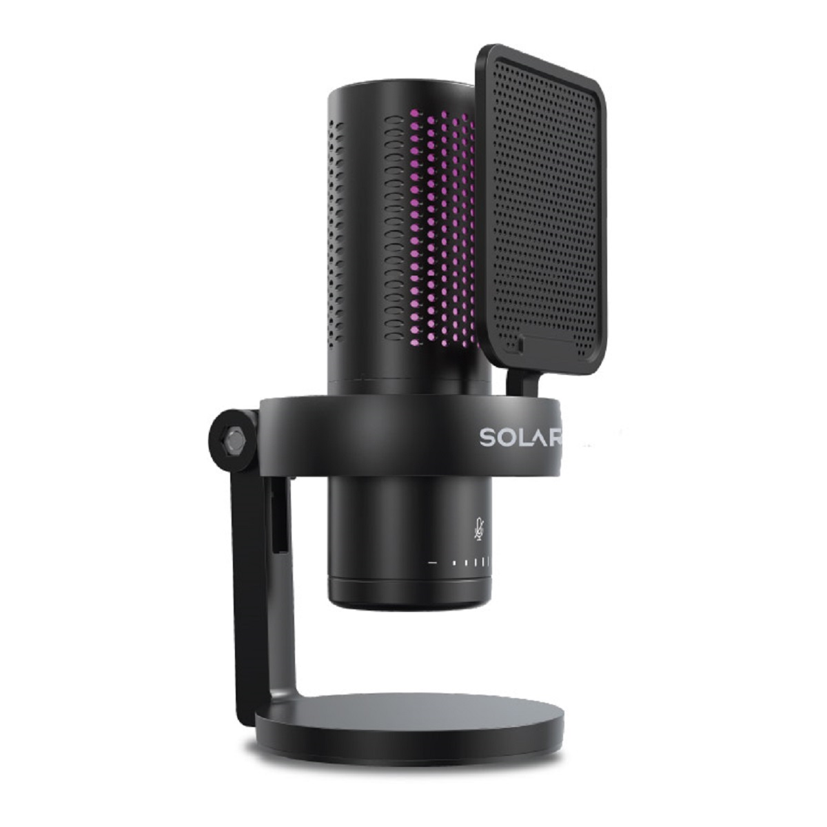 Microfono Gamer Streaming LSM95B Negro Solarmax