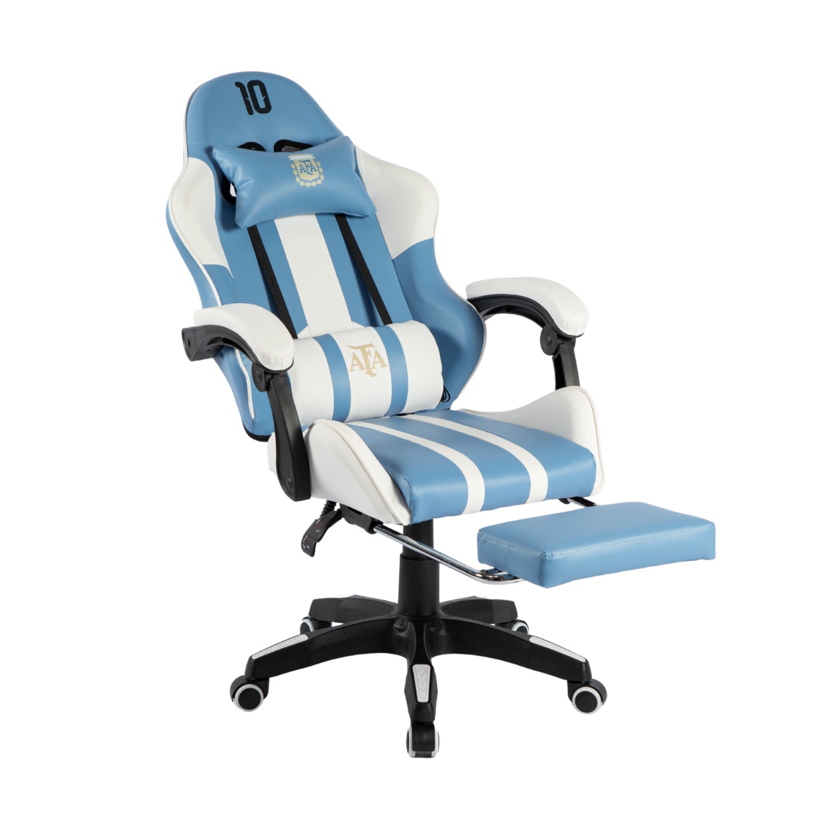 Silla Gamer AL-GC9007 PlayFC AFA Celeste/Negro Aliver