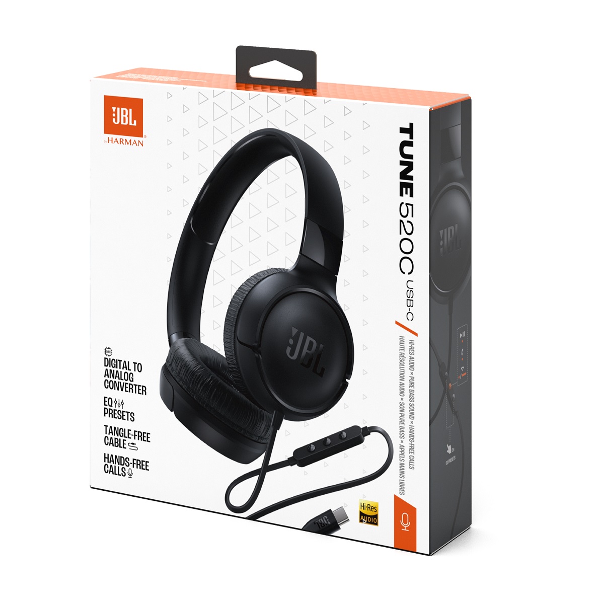 Auriculares Cable Vincha USB-C Tune 520C Negro Jbl