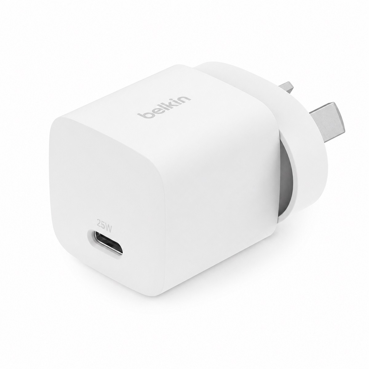 Cargador USB C 25W Carga Rapida Blanco BoostCharge Belkin