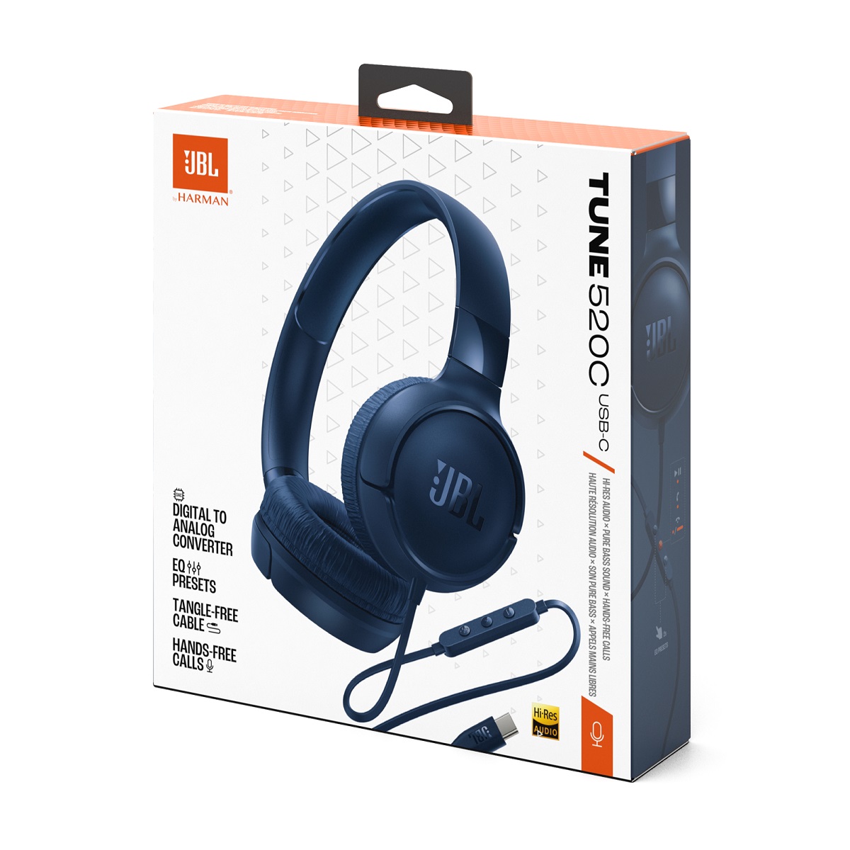 Auriculares Cable Vincha USB-C Tune 520C Azul Jbl