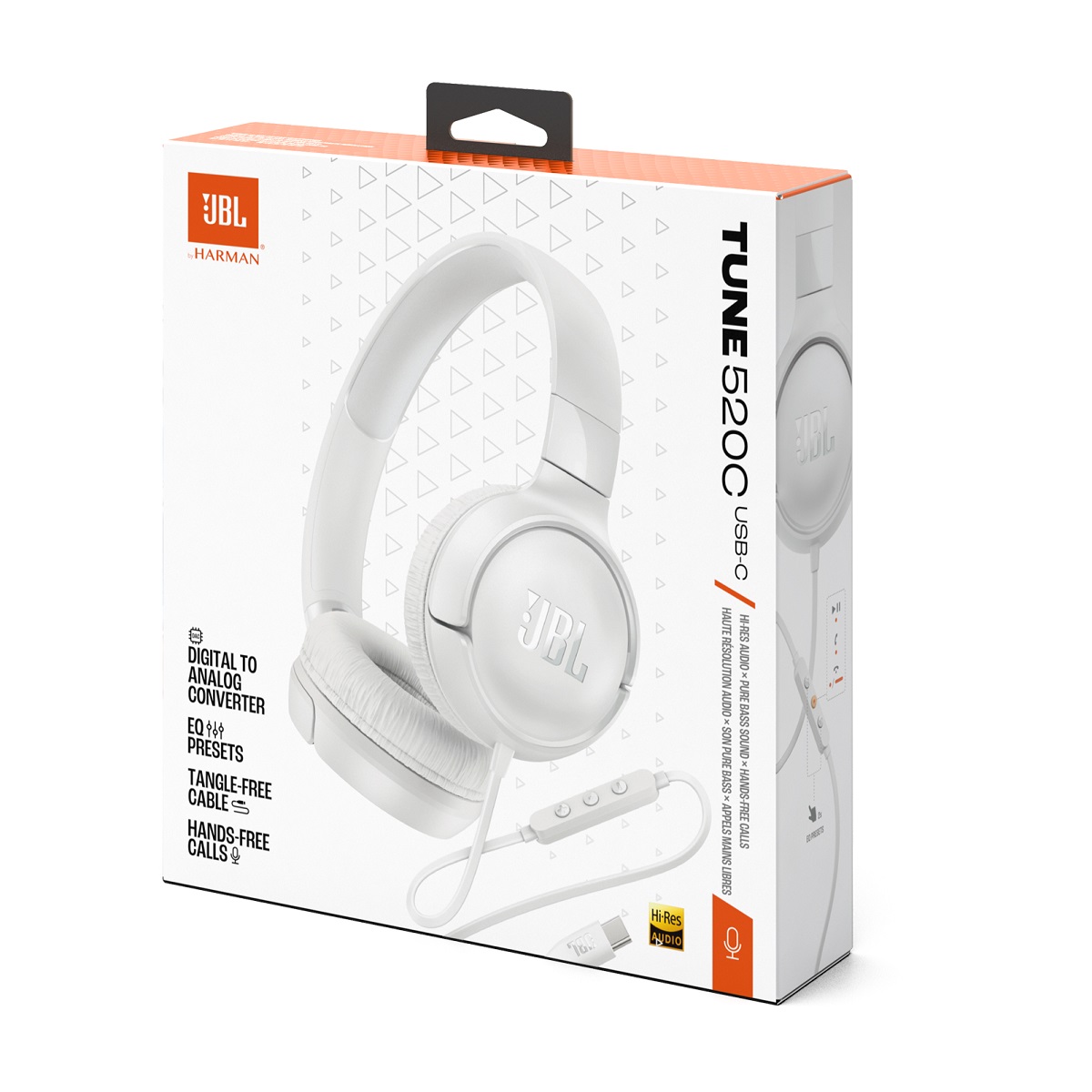 Auriculares Cable Vincha USB-C Tune 520C Blanco Jbl