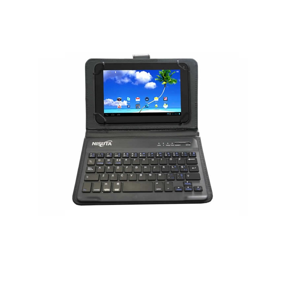 Funda Tablet Con Teclado Bluetooth 7 - 8 Nisuta