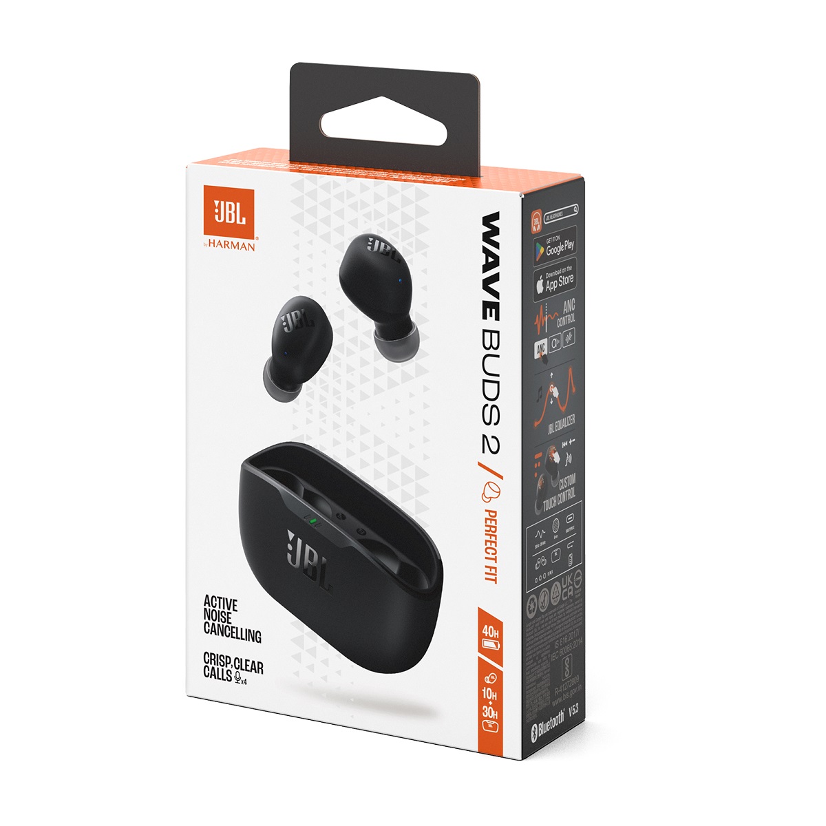 Auriculares Bluetooth In Ear Wave Buds 2 Negro Jbl