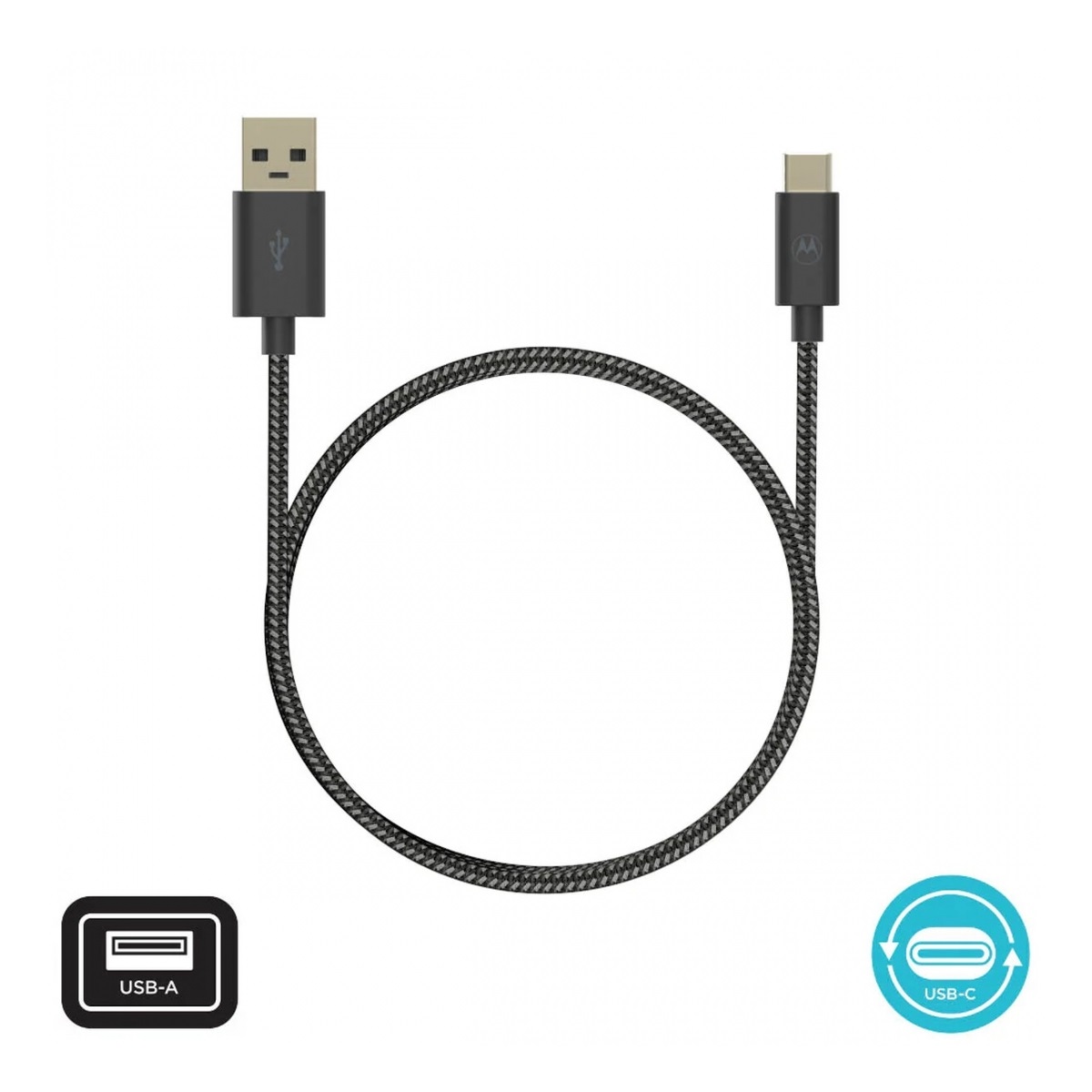 Cable USB C a USB 1.5m Carga Rapida Motorola