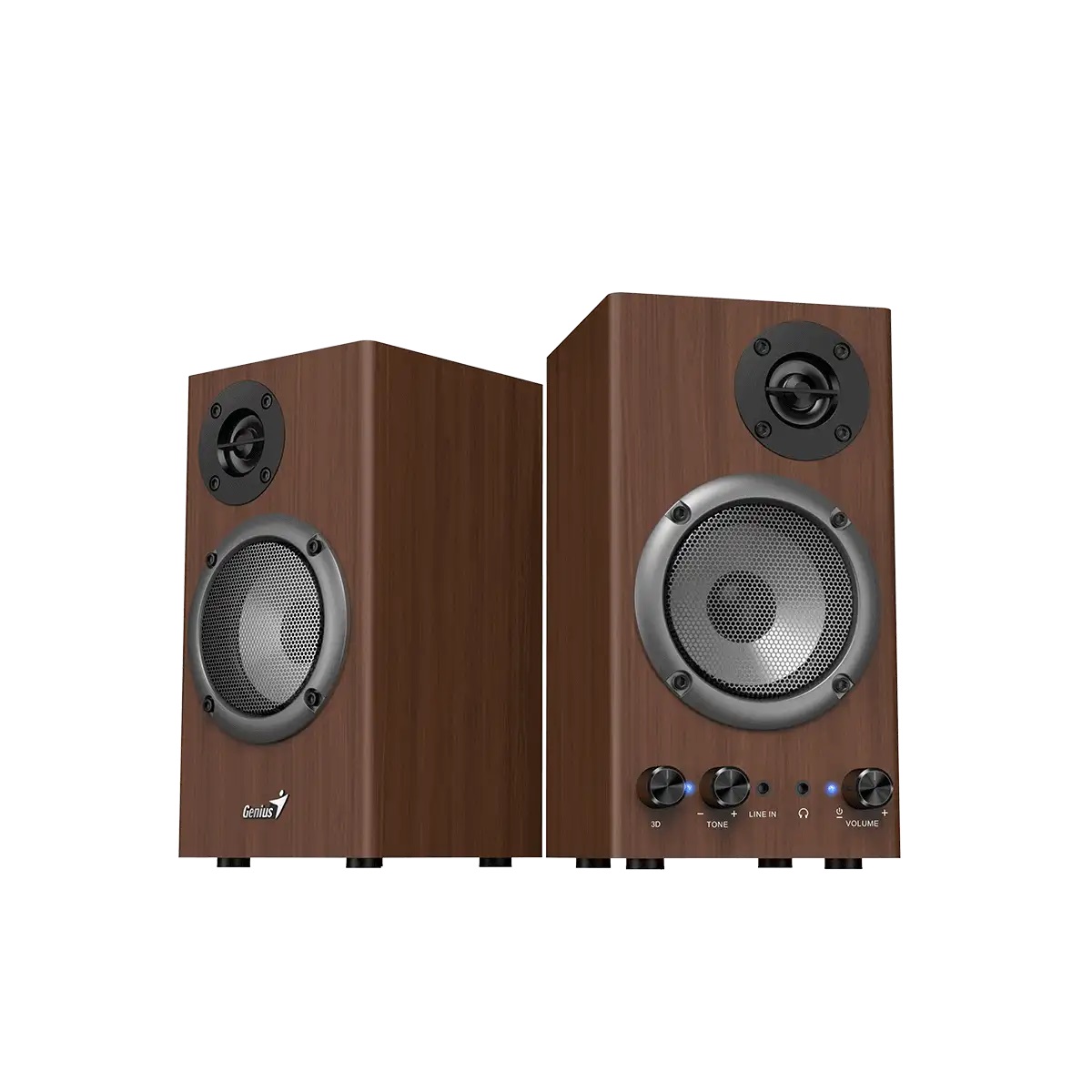 Parlantes PC USB-C SP-HF500B 20W Madera Genius