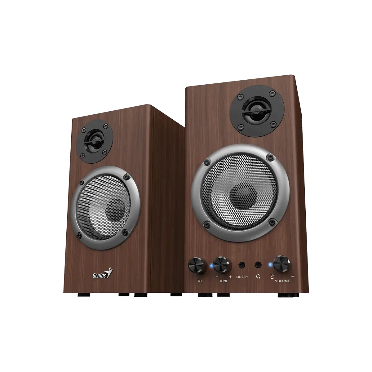 Parlantes PC USB-C SP-HF500B 20W Madera Genius
