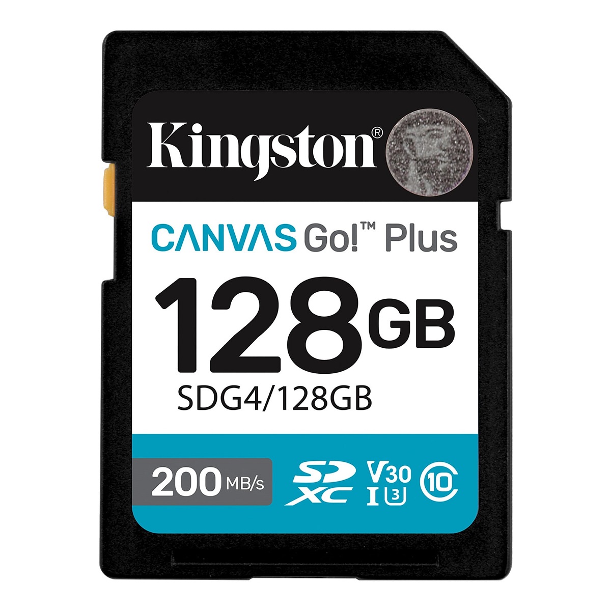 Memoria SD 128GB SDG4 Canvas Go Plus 200MB/s 4K Kingston
