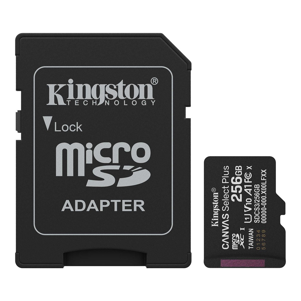 Memoria MicroSD 256GB Canvas Select Plus 150MB/s Kingston