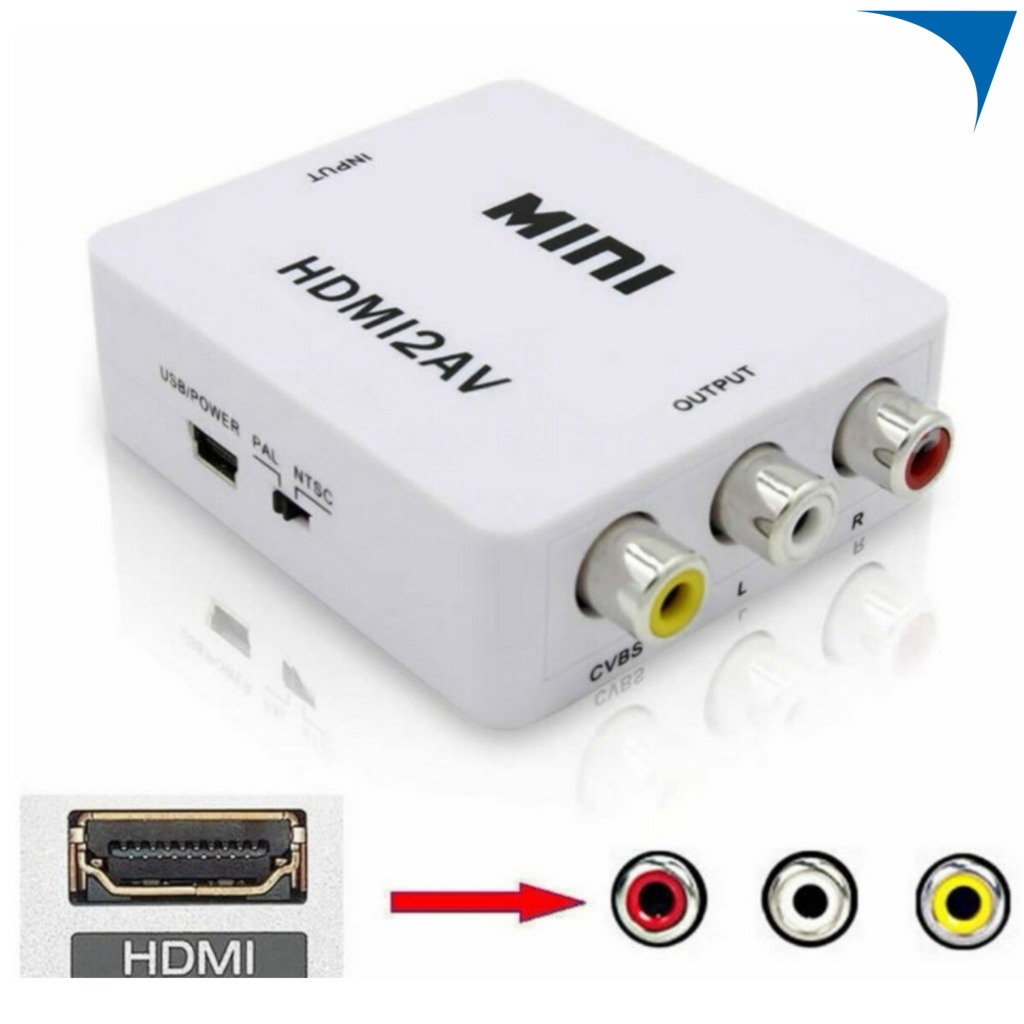 Conversor HDMI a RCA Caja (No Bidireccional)