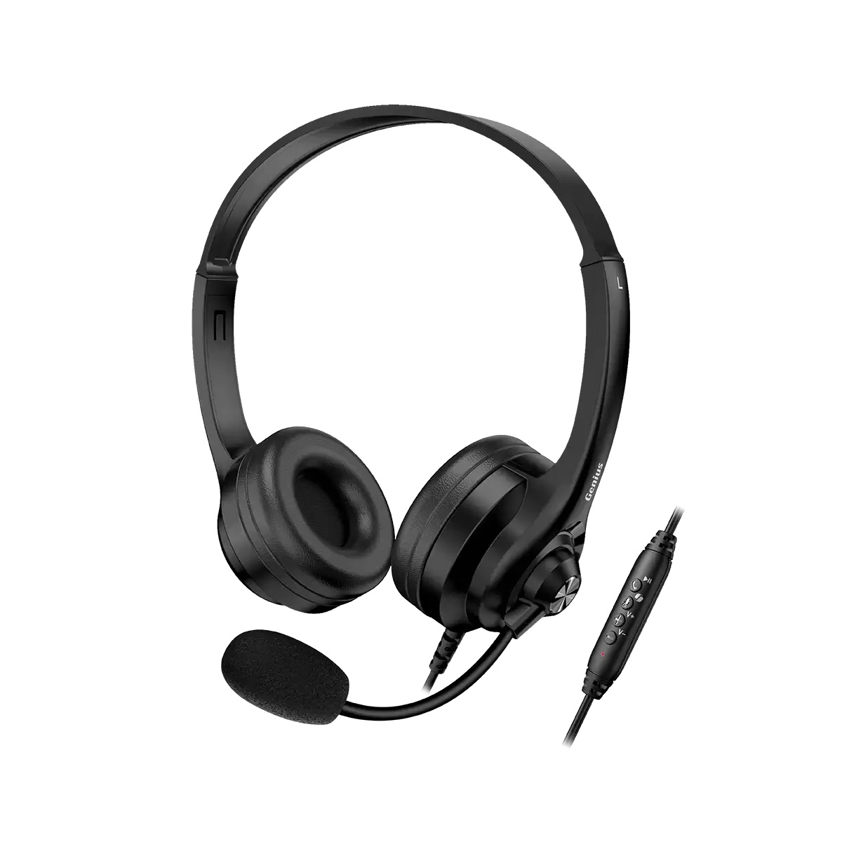 Auriculares PC Cable Vincha USB / USB-C HS-235 AI Negro Genius
