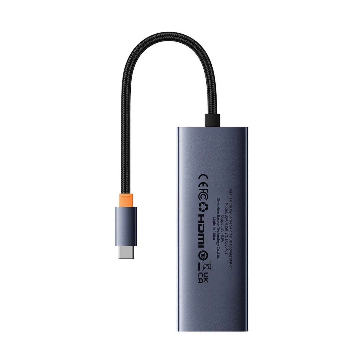 Hub USB C a 4 USB 3.0 + HDMI 4K Baseus
