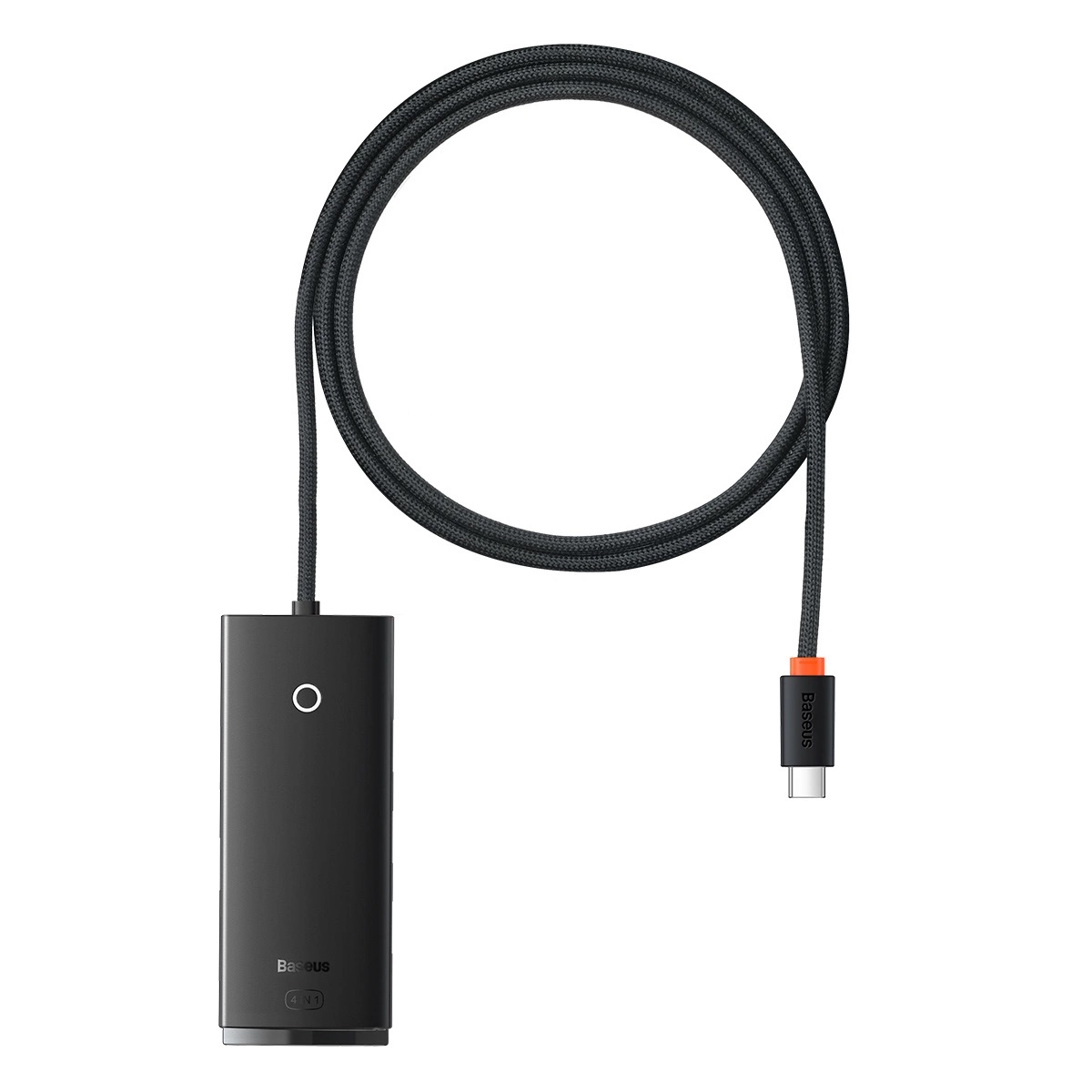 Hub USB C a 4 USB 3.0 + USB C Negro Baseus